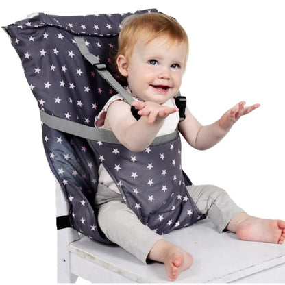POUCHY™ — La chaise haute qui tient dans ton sac
